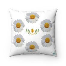 Load image into Gallery viewer, Daisy Spun Polyester Square Pillow
