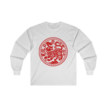 Load image into Gallery viewer, CNY - Tiger Pattern Ultra Cotton Long Sleeve Tee
