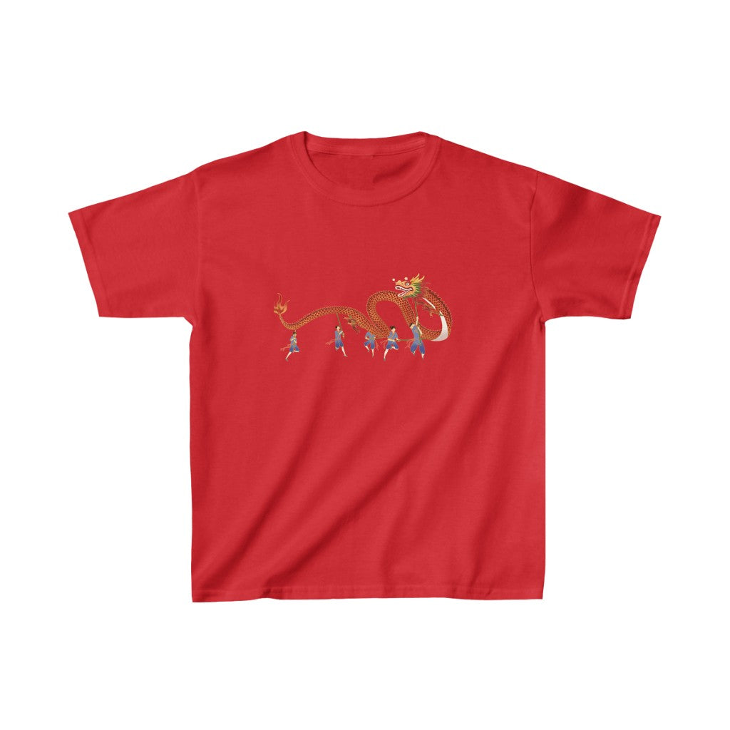 CNY - (Kids) DANCING LION Heavy Cotton™ Tee