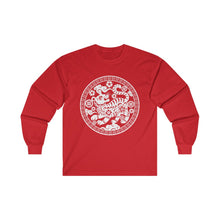 Load image into Gallery viewer, CNY - Tiger Pattern Ultra Cotton Long Sleeve Tee
