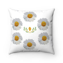 Load image into Gallery viewer, Daisy Spun Polyester Square Pillow
