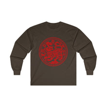 Load image into Gallery viewer, CNY - Tiger Pattern Ultra Cotton Long Sleeve Tee
