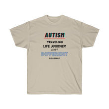 Load image into Gallery viewer, AUTISM DIFFERENT MAP Tee
