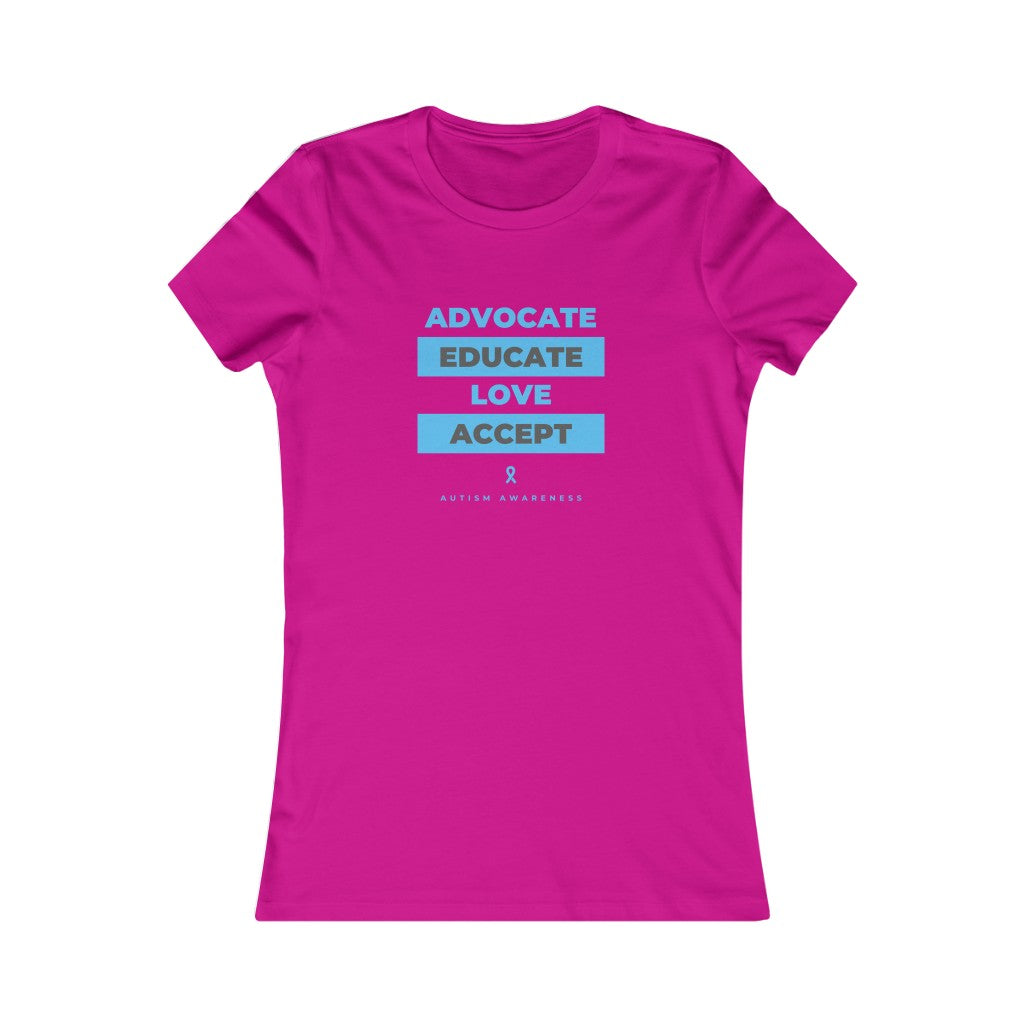 Women's ADVOCATE EDUCATE Tee