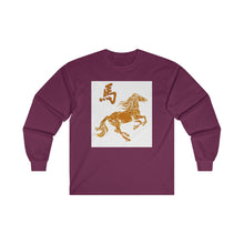 Load image into Gallery viewer, CNY - HORSE Ultra Cotton Long Sleeve Tee
