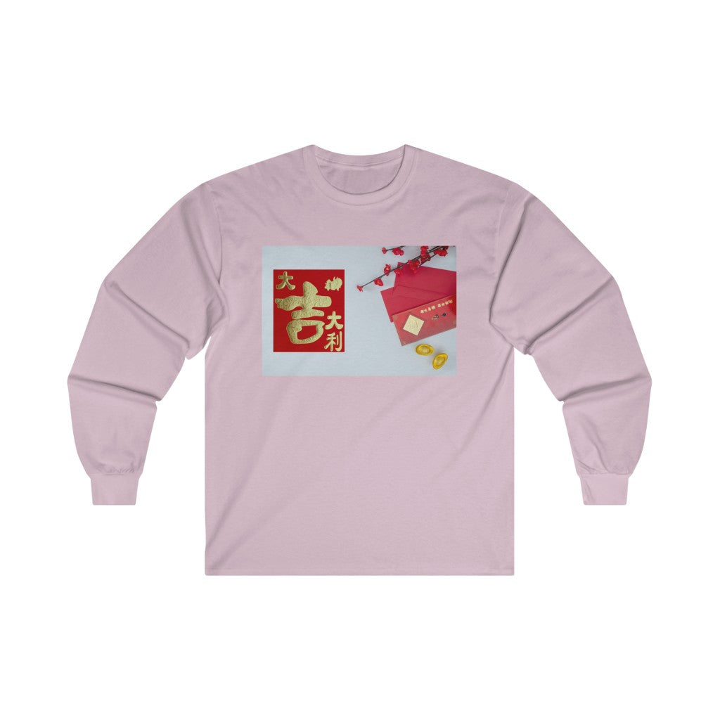 CNY - HNY WISHES Ultra Cotton Long Sleeve Tee