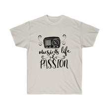 Load image into Gallery viewer, MUSIC IS LIFE Tee
