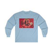 Load image into Gallery viewer, CNY - DECORATIVE FOOK CHARACTER Ultra Cotton Long Sleeve Tee
