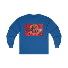 Load image into Gallery viewer, CNY - DECORATIVE FOOK CHARACTER Ultra Cotton Long Sleeve Tee
