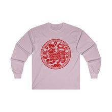 Load image into Gallery viewer, CNY - Tiger Pattern Ultra Cotton Long Sleeve Tee
