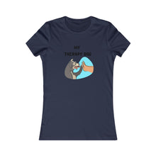 Load image into Gallery viewer, Women&#39;s MY THERAPY DOG Tee
