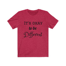 Load image into Gallery viewer, BE DIFFERENT Jersey Tee
